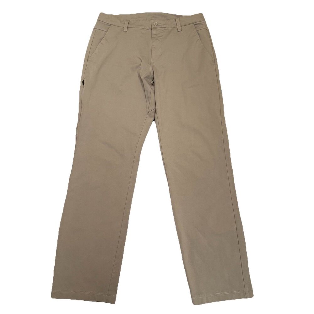 BYLT Everyday Pant 2.0 Mens 32x30 Taupe Classic Comfort Casual Chino Preppy